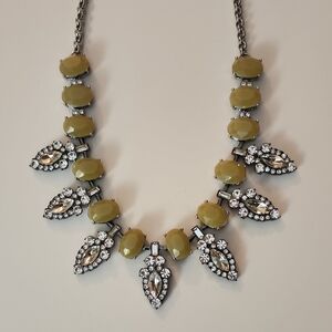 Astoria Elegant Silver Statement Necklace 17-20"